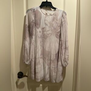 Wilfred Purple Long Sleeve Sundress